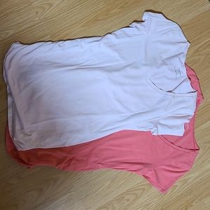 2- Motherhood Maternity Short Sleeve Shirts